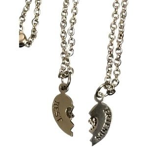 High Quality 316L Steel Best Friends Necklace Set